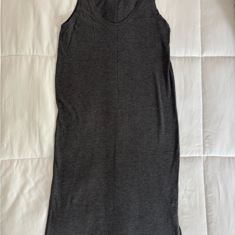 Madewell Charcoal Gray Sleeveless Dress